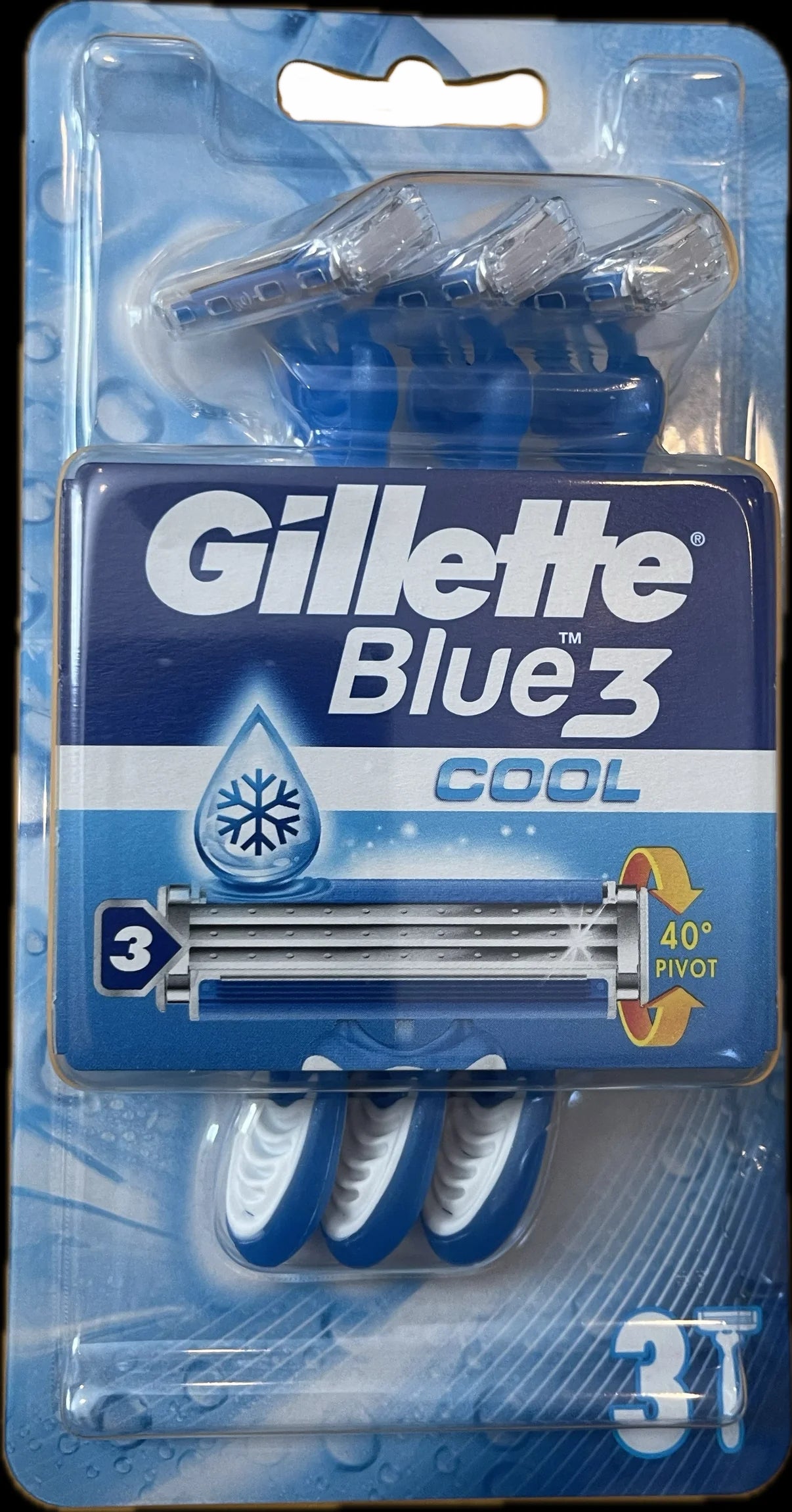 Gillette Razors, Disposable, Cool - 3 Each